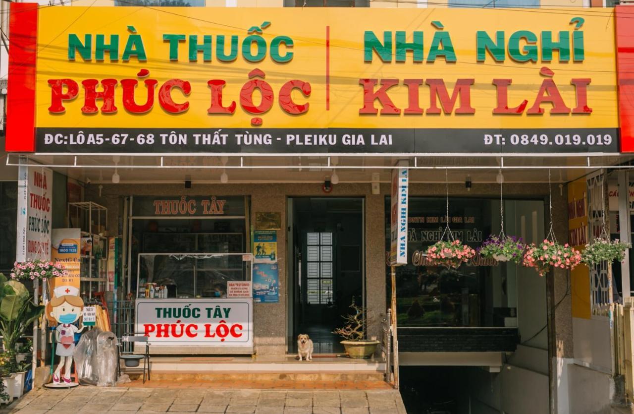 Nha Nghi Kim Lai - Doi Dien Benh Vien Tinh Gia Lai -132 Ton That Tung プレイク エクステリア 写真